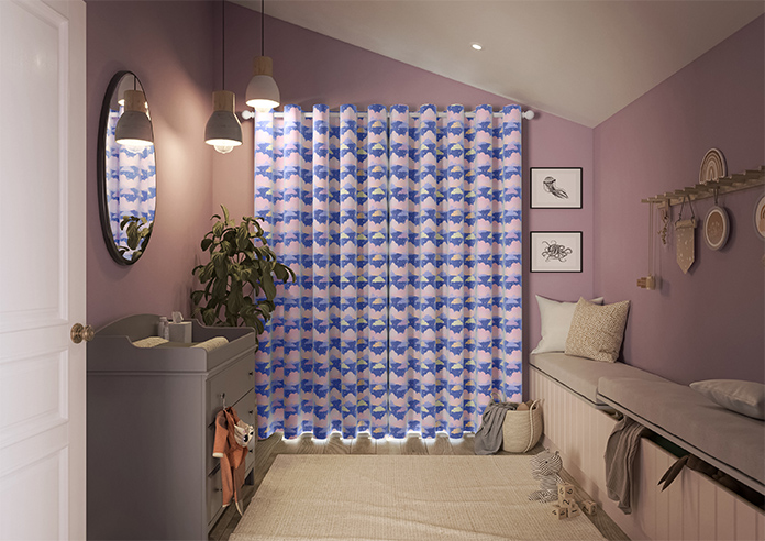 Cloudy Cosmos, Purple Twilight - Made to Measure Curtains - Image 15